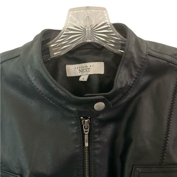 Next Leather Jacket Woman’s Size 14 - Picture 11 of 14